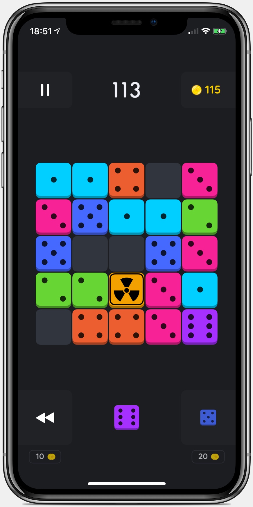 Blockk game for iPad and iPhone